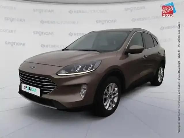Gris Occasion 2020 Ford Kuga Titanium SUV | 20 499 € (Prix juste) - Image 1/4