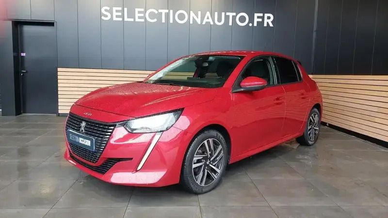 Rouge Utilisé 2021 Peugeot 208 Allure Citadine | 19 490 € (Prix cher) - Image 1/4