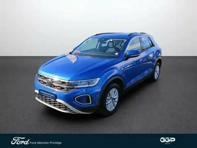 Bleu pétrole métallisée/toit noir Occasion 2022 VW T-Roc Business SUV | 19 990 € (Bon prix) - Image 1/4