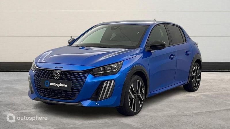 Bleu Utilisé 2024 Peugeot e-208 GT Citadine | 28 499 € - Image 1/4