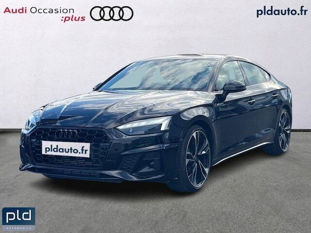 Noir mythe métallisé Occasion 2023 Audi A5 Sportback S-Line Citadine | 37 990 € (Bon prix) - Image 1/4