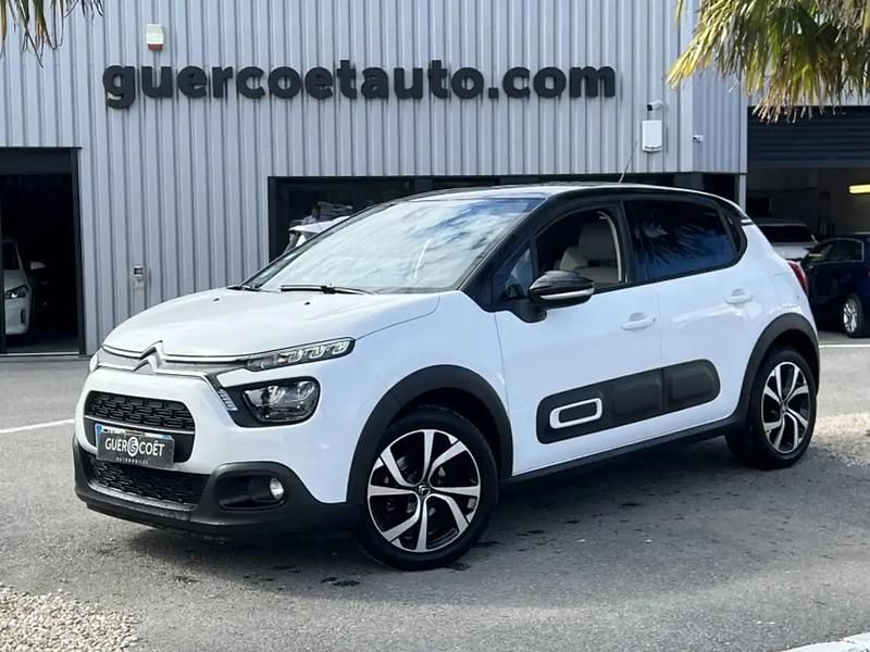 Blanc Utilisé 2021 Citroën C3 PureTech Citadine | 10 990 € (Prix juste) - Image 1/4