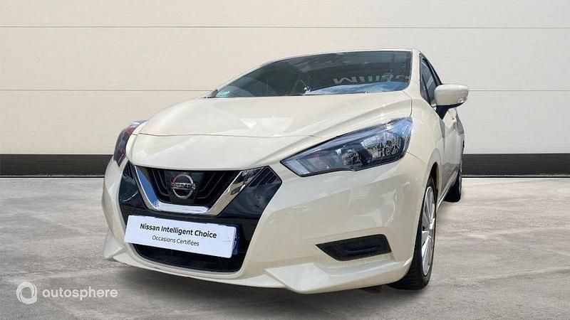 Beige Utilisé 2021 Nissan Micra Acenta Citadine | 12 999 € (Prix juste) - Image 1/4