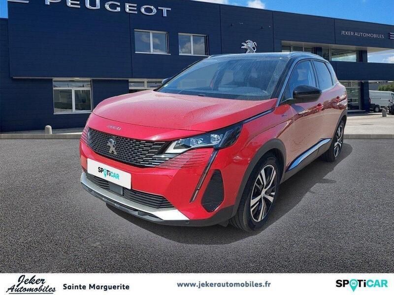 Rouge Utilisé 2021 Peugeot 3008 GT | 26 900 € (Prix assez cher) - Image 1/3