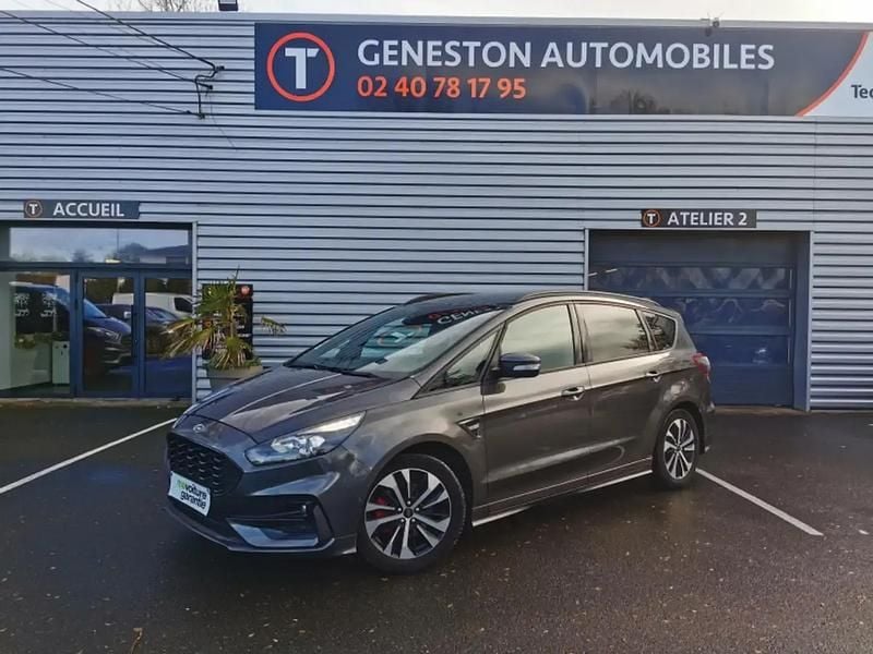 Gris Occasion 2020 Ford S-MAX ST-Line Monospace | 18 490 € (Bon prix) - Image 1/4