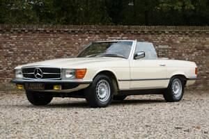 Beige Occasion 1976 Mercedes SL280 Cabriolet | 42 500 € - Image 1/4