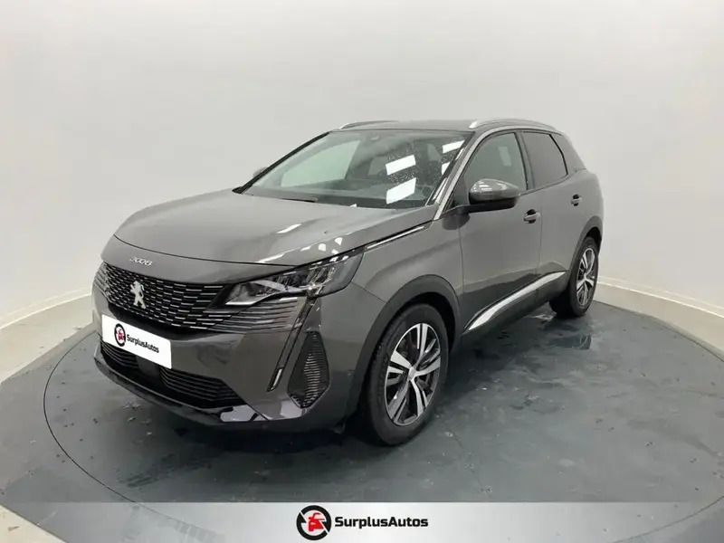 Gris Utilisé 2021 Peugeot 3008 Allure Monospace | 17 390 € (Bon prix) - Image 1/4