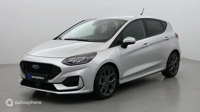 Gris Utilisé 2022 Ford Fiesta ST-Line X Citadine | 15 999 € (Bon prix) - Image 1/4