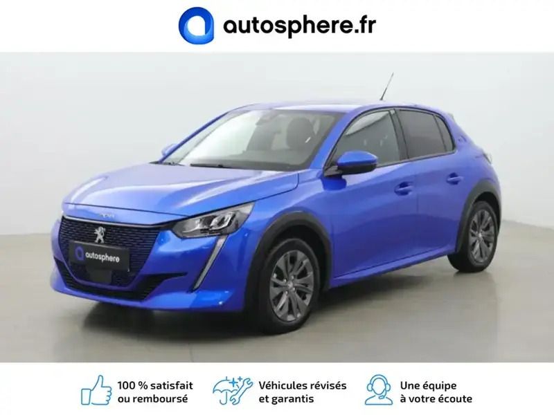 Bleu vertigo Utilisé 2021 Peugeot e-208 Allure Citadine | 14 999 € (Bon prix) - Image 1/4