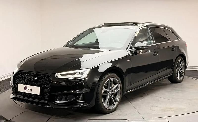 Noir Utilisé 2018 Audi A4 S-Line Break | 25 990 € (Prix juste) - Image 1/4
