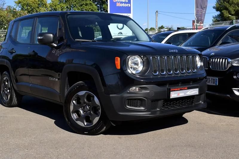 Noir Utilisé 2017 Jeep Renegade Sport SUV | 15 400 € (Super prix) - Image 1/4