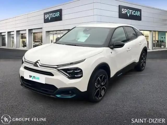 Blanc Utilisé 2023 Citroën e-C4 Feel Berline | 21 990 € (Prix juste) - Image 1/4