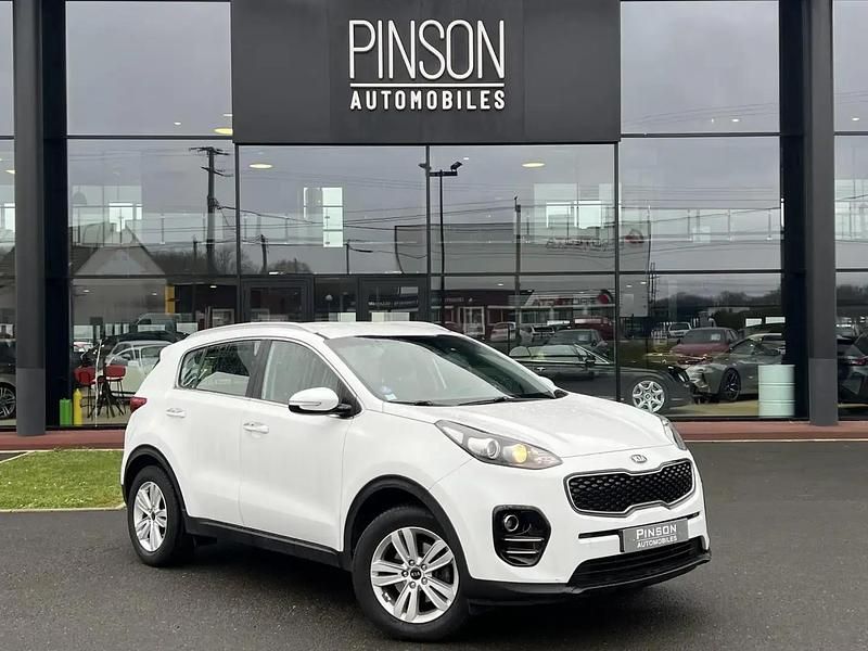 Blanc Occasion 2017 Kia Sportage Active SUV | 13 900 € (Bon prix) - Image 1/4
