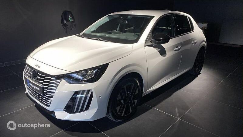 Blanc banquise (o) Utilisé 2024 Peugeot e-208 Allure Citadine | 28 990 € - Image 1/4