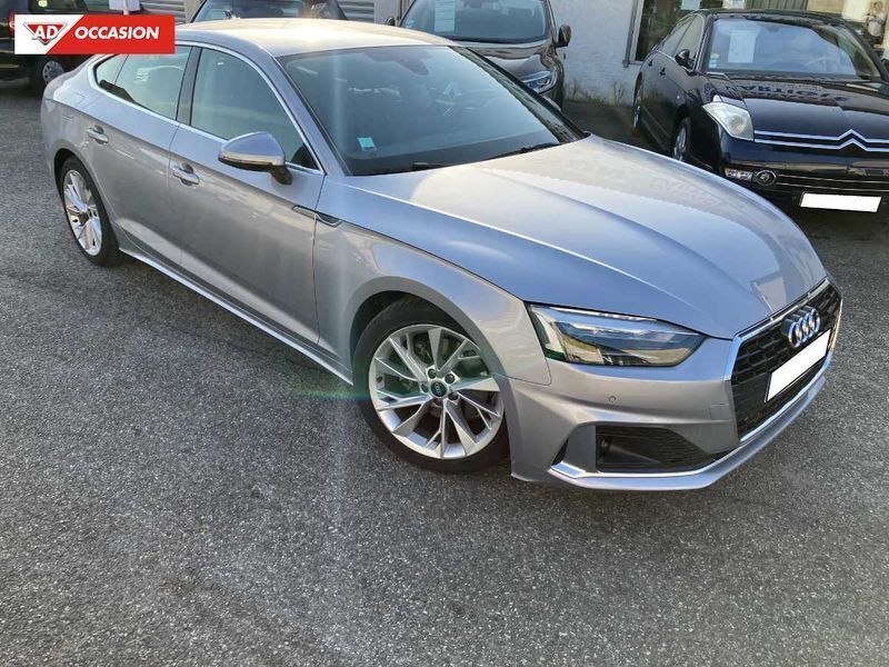 Gris Utilisé 2022 Audi A5 Sportback Business Berline | 42 000 € (Prix cher) - Image 1/4