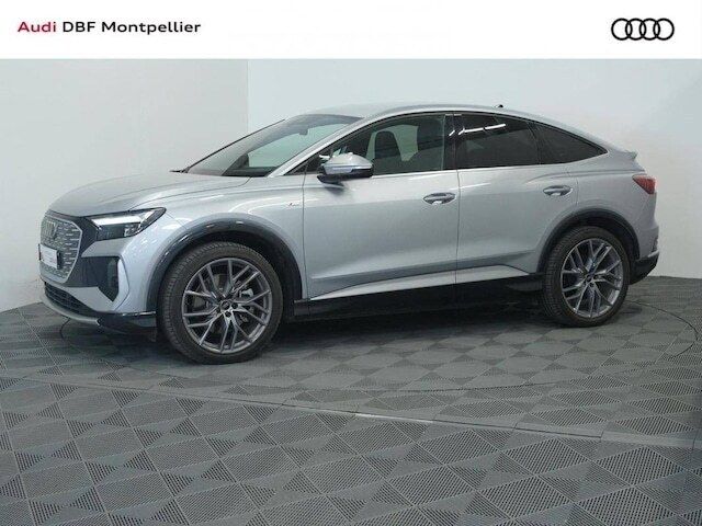 Argent fleuret métallisé Utilisé 2023 Audi Q4 Sportback e-tron S-Line SUV | 41 880 € (Super prix) - Image 1/4