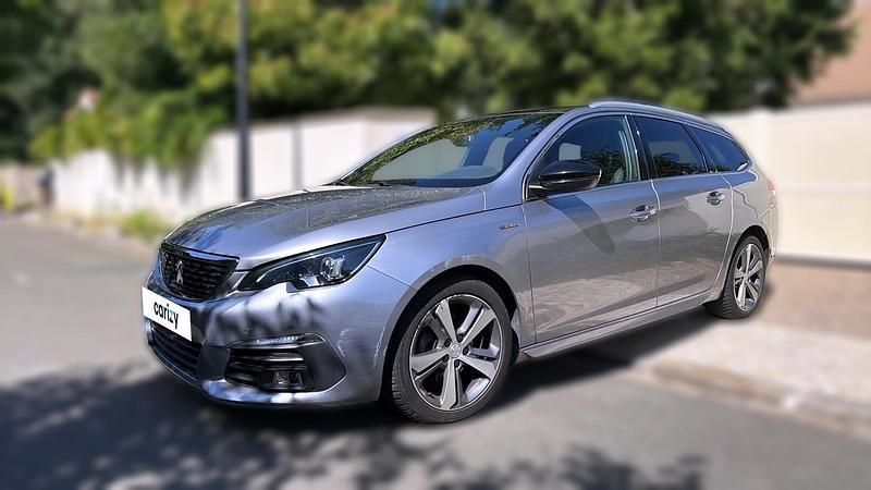 Gris Utilisé 2019 Peugeot 308 GT-line Break | 10 790 € (Bon prix) - Image 1/4