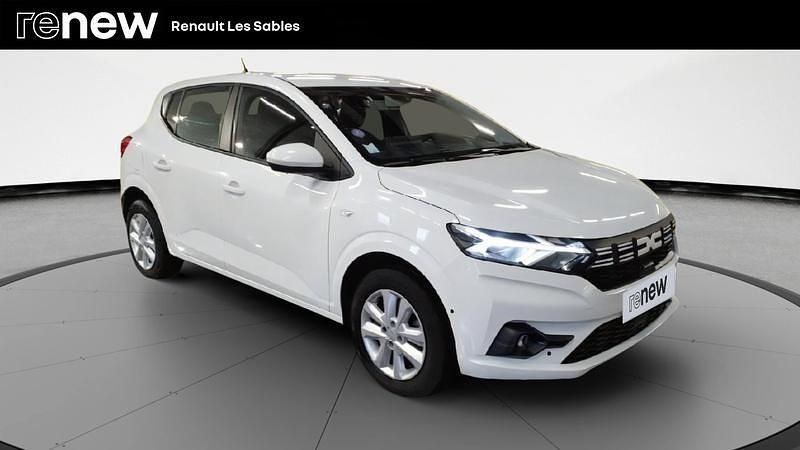 Blanc Utilisé 2023 Dacia Sandero Expression Citadine | 13 880 € (Prix juste) - Image 1/4