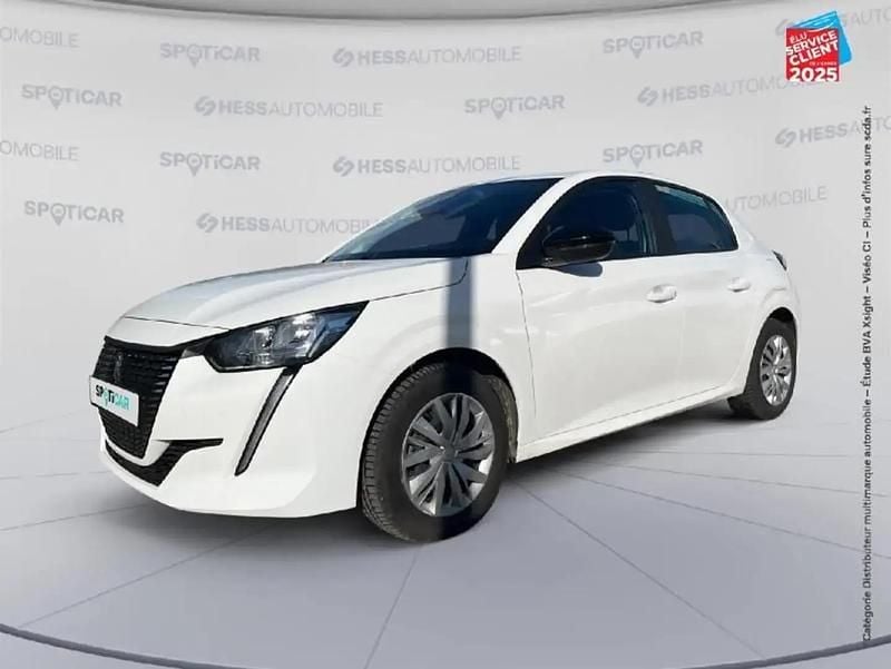 Blanc Utilisé 2022 Peugeot 208 Active Citadine | 12 299 € (Bon prix) - Image 1/4