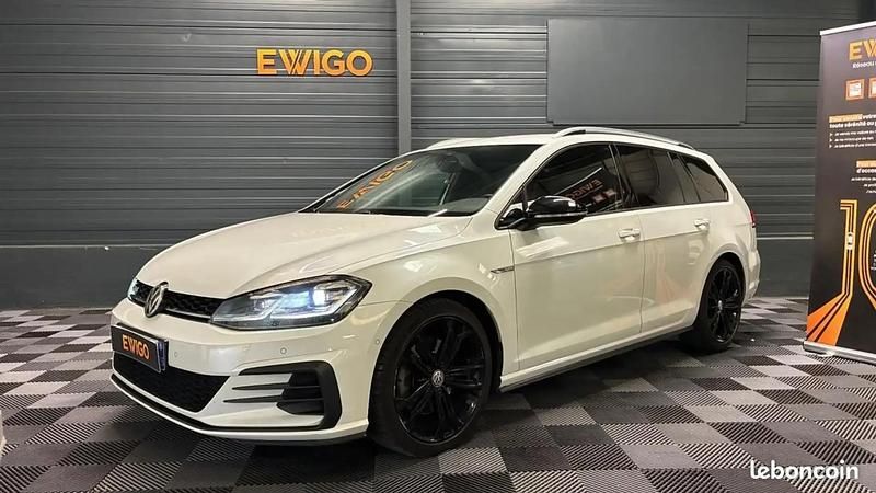 Blanc Utilisé 2017 VW Golf VII GTD Break | 18 890 € (Prix juste) - Image 1/4