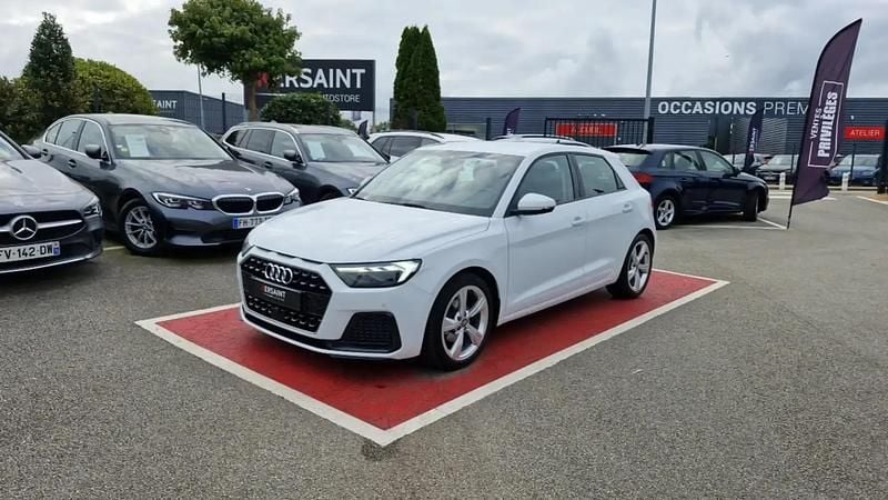 Blanc Utilisé 2019 Audi A1 Design Citadine | 22 990 € (Prix juste) - Image 1/4