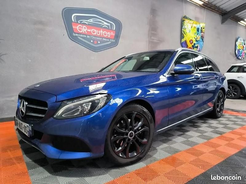 Bleu Occasion 2015 Mercedes C180 AMG line Break | 13 990 € (Prix juste) - Image 1/4