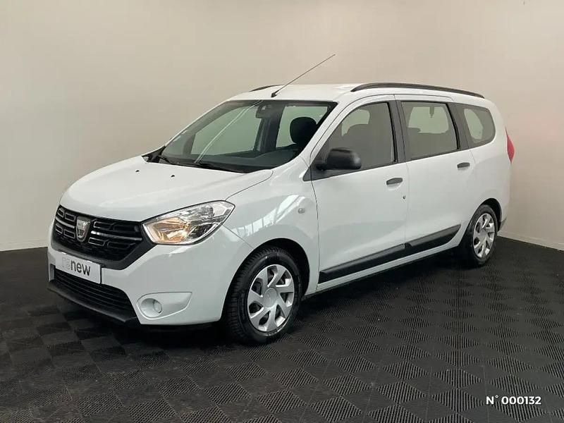 Blanc Utilisé 2019 Dacia Lodgy Essentiel Monospace | 13 990 € (Prix assez cher) - Image 1/4