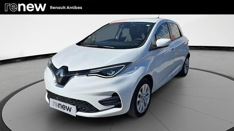 Blanc Occasion 2020 Renault Zoe Zen Citadine | 11 999 € (Prix juste) - Image 1/4