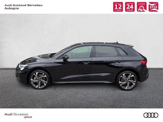 Occasion Audi A3 Sportback e-tron S-Line 150 ch (110 kW) 2024 Noir mythe métallisé Citadine