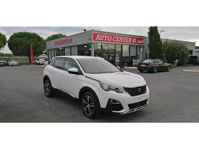 Blanc Utilisé 2019 Peugeot 3008 Allure SUV | 17 290 € (Prix juste) - Image 1/4