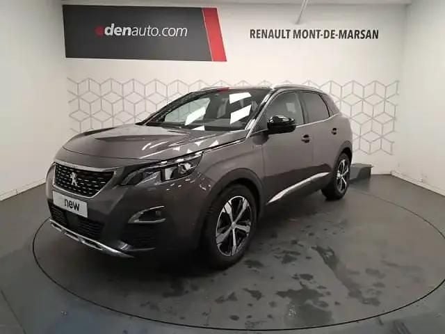 Gris Utilisé 2019 Peugeot 3008 GT-line SUV | 14 790 € (Super prix) - Image 1/4