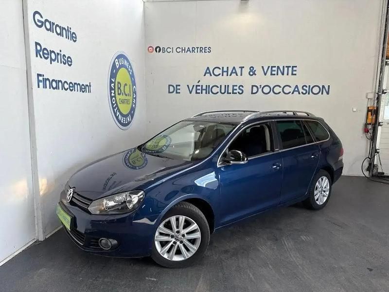 Bleu Utilisé 2012 VW Golf VI Trendline Break | 9 390 € (Prix cher) - Image 1/4