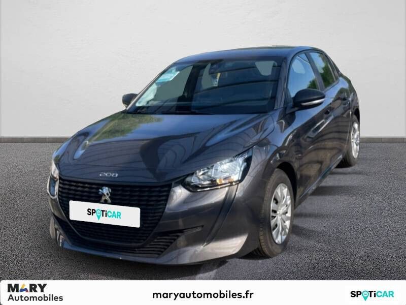 Gris Utilisé 2021 Peugeot 208 S Citadine | 11 895 € (Prix juste) - Image 1/4
