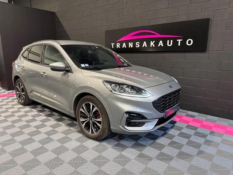 Gris Utilisé 2020 Ford Kuga ST-Line X SUV | 20 990 € (Bon prix) - Image 1/4