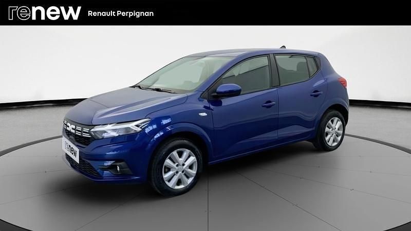 Bleu Occasion 2023 Dacia Sandero Expression Citadine | 14 180 € (Prix juste) - Image 1/4