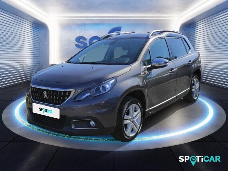 Gris Utilisé 2018 Peugeot 2008 Style SUV | 9 990 € (Prix juste) - Image 1/4
