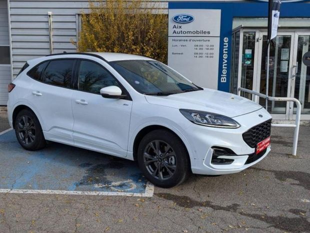 Blanc Utilisé 2021 Ford Kuga ST-Line X SUV | 24 990 € (Bon prix) - Image 1/4