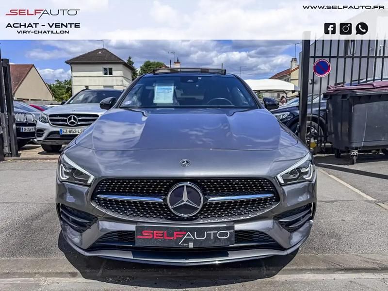 Occasion Mercedes CLA180 AMG line 137 ch (100 kW) 2019 Gris Berline