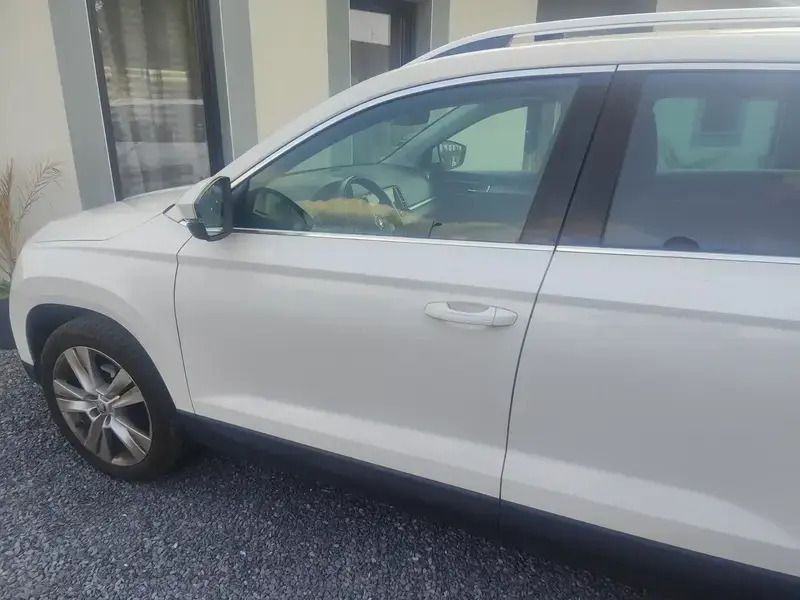 Blanc Utilisé 2019 Skoda Karoq Style SUV | 20 890 € (Prix juste) - Image 1/4