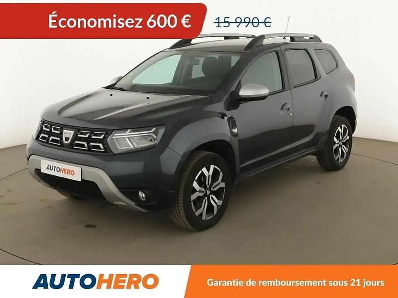 Gris Occasion 2021 Dacia Duster Prestige SUV | 15 390 € (Bon prix) - Image 1/2