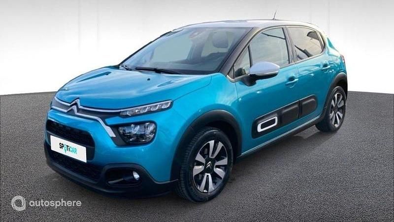 Bleu Occasion 2023 Citroën C3 PureTech Berline | 12 180 € (Prix juste) - Image 1/4