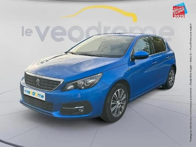 Bleu Utilisé 2021 Peugeot 308 S Berline | 13 499 € (Bon prix) - Image 1/4