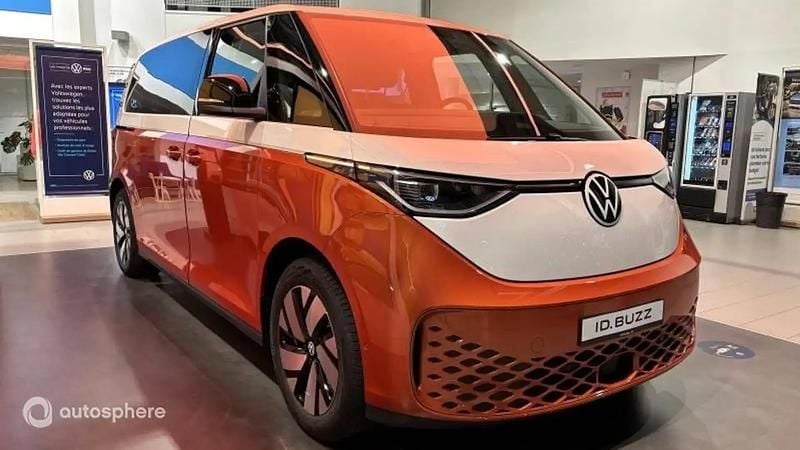 Blanc candy / orange energetic Utilisé 2024 VW ID. Buzz Pro Van | 60 499 € - Image 1/4