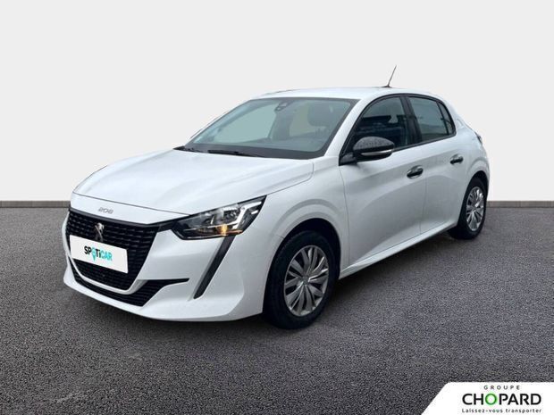 Blanc Utilisé 2021 Peugeot 208 Citadine | 9 990 € (Bon prix) - Image 1/4