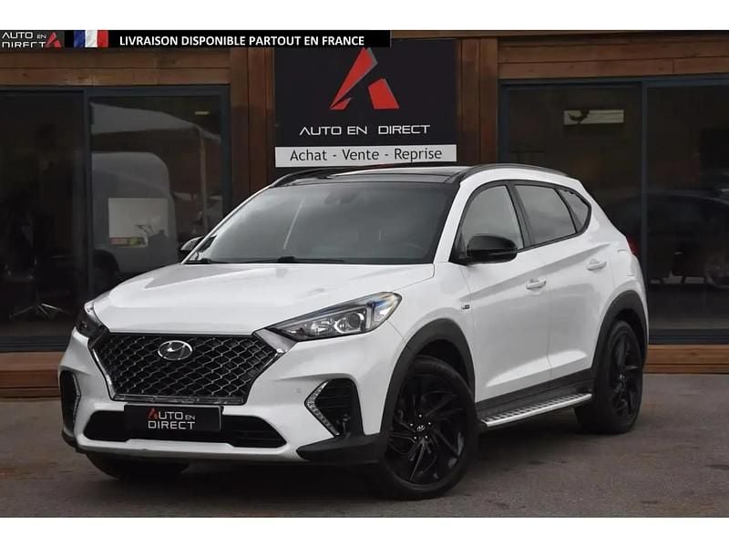 Blanc Utilisé 2019 Hyundai Tucson N Line SUV | 20 990 € (Prix juste) - Image 1/4