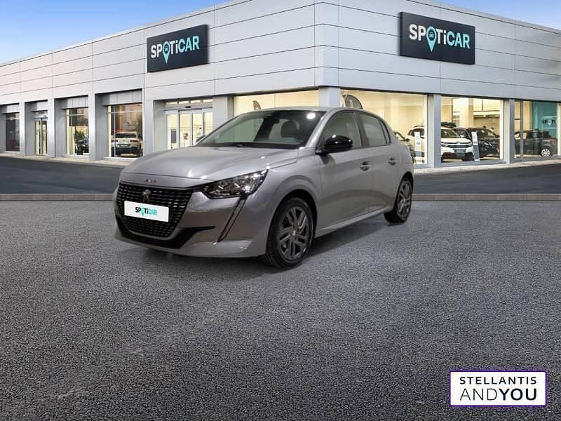 Gris Utilisé 2022 Peugeot 208 Active Citadine | 12 190 € (Prix juste) - Image 1/4