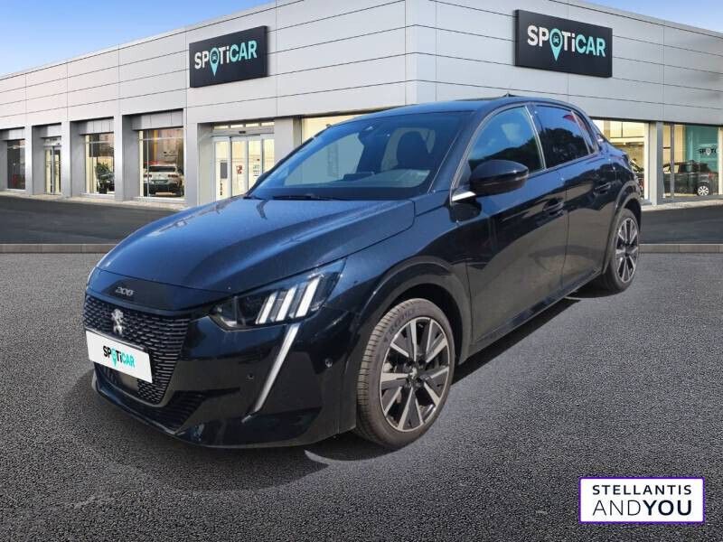 Noir Utilisé 2019 Peugeot 208 GT-line Citadine | 14 290 € (Prix juste) - Image 1/4