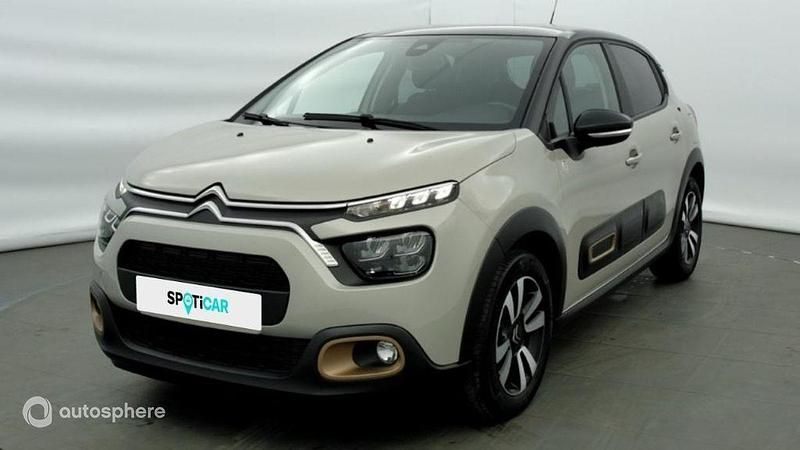Jaune Occasion 2023 Citroën C3 PureTech Citadine | 11 579 € (Prix juste) - Image 1/4