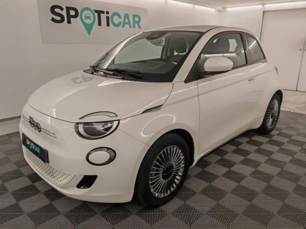 Blanc Utilisé 2023 Fiat 500e Berline | 16 490 € (Prix juste) - Image 1/4