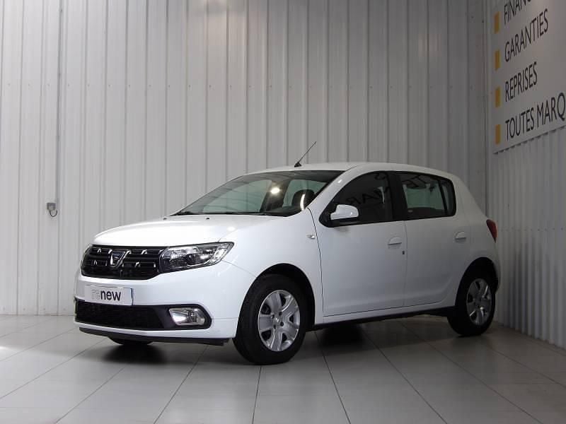 Blanc Utilisé 2020 Dacia Sandero Citadine | 9 890 € (Bon prix) - Image 1/4